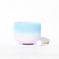 Quartz Singing Bowl, different size for choice, light blue, Sold By PC