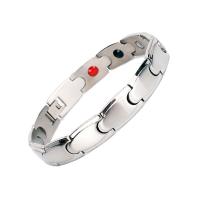 Titanium Steel Bracelet & Bangle plated fashion jewelry & for man 10mm Length Approx 8.67 Inch Sold By PC