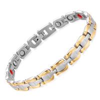 Titanium Steel Bracelet & Bangle, plated, fashion jewelry & Unisex, Length:Approx 8.86 Inch, Sold By PC
