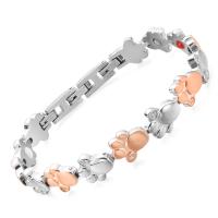 Titanium Steel Bracelet & Bangle, fashion jewelry & Unisex, more colors for choice, Length:Approx 8.86 Inch, Sold By PC