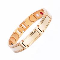 Titanium Steel Bracelet & Bangle, fashion jewelry & Unisex, more colors for choice, 12mm, Length:Approx 8.66 Inch, Sold By PC