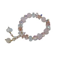 Bracelets de cristal, bijoux de mode & pour femme, plus de couleurs à choisir, Longueur Environ 6-7 pouce, Vendu par PC