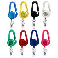 ABS Plastic Badge Holder, Unisex & retractable, more colors for choice, 90x42mm, Sold By PC