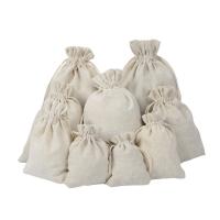 Jewelry Pouches Bags Polyester and Cotton white Sold By PC