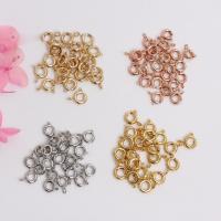 Brass Spring Ring Clasp high quality plated DIY Sold By Lot