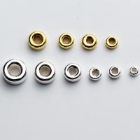 925 Sterling Silver Positioning Bead, Rondelle, plated, different size for choice, more colors for choice, Sold By PC