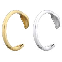 Stainless Steel Finger Ring 304 Stainless Steel Leaf Vacuum Ion Plating fashion jewelry & Unisex US Ring Sold By Bag