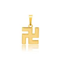 Tibetan Style Pendants, gold color plated, DIY & for woman, golden, nickel, lead & cadmium free, 12x21mm, Sold By PC