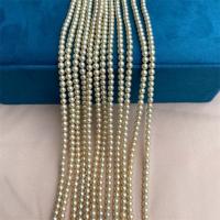 Perlas Redondas Freshwater, Perlas cultivadas de agua dulce, Esférico, Bricolaje, 4-5mm, Vendido para aproximado 15 Inch Sarta