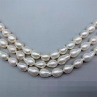 Barok ferskvandskulturperle Beads, Ferskvandsperle, du kan DIY, hvid, 6-7mm, Solgt Per Ca. 15 inch Strand