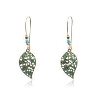 Zinc Alloy Drop Earrings fashion jewelry & for woman & hollow nickel lead & cadmium free Sold By Pair