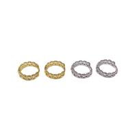 Brass Huggie Hoop Earring Donut plated for woman & hollow nickel lead & cadmium free Sold By Pair