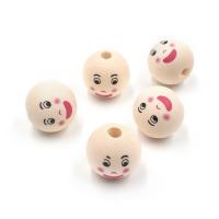 Wood Beads DIY 22mm Sold By PC
