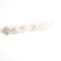 Stirnband, Zinklegierung, mit Kristall & Kunststoff Perlen, Modeschmuck & für Frau, weiß, frei von Nickel, Blei & Kadmium, 200mm, verkauft von PC