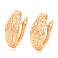 Zinc Alloy Drop Earrings 18K gold plated fashion jewelry & for woman golden nickel lead & cadmium free Sold By Pair
