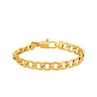 Tibetan Style Bracelet, gold color plated, fashion jewelry & punk style & for woman, golden, nickel, lead & cadmium free, 8.50mm, Length:Approx 19 cm, Sold By PC