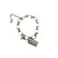 Bracelet d'acier titane, souverain, bijoux de mode & unisexe, couleur originale, Longueur:Environ 7-8 pouce, Vendu par PC