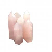 quartz rose Quartz Cluster, poli, normes différentes pour le choix, rose, 3PC/lot, Vendu par lot