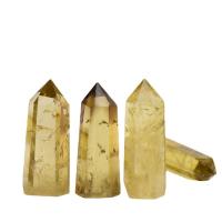 Бусины из цитрина Кварцевый кластер, полированный, разный размер для выбора, желтый, 3ПК/Лот, продается Лот