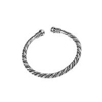 925 Sterling Silver Bangle Bracelet plated & for woman Length Approx 7 Inch Sold By PC