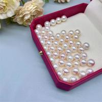 Cultured Round Freshwater Pearl Beads, DIY, white, 9-10mm, Sold By PC