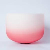 Quartz Singing Bowl, different size for choice, light red, Sold By PC