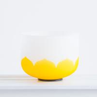 Quartz Singing Bowl, different styles for choice, yellow, Sold By PC