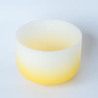 Quartz Singing Bowl, different size for choice, yellow, Sold By PC