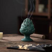 Porcelain Incense Burner, handmade, for home and office & durable, more colors for choice, 97x138mm, Sold By PC