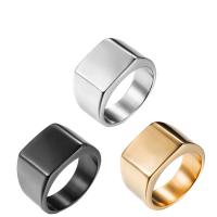 Anillo de dedo de acero inoxidable, acero inoxidable 304, pulido, Joyería & diverso tamaño para la opción & para hombre, más colores para la opción, Vendido por UD