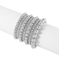Verkupferter Kunststoff Armbänder, rund, plattiert, Modeschmuck & mehrschichtig & elastisch & für Frau, keine, Inner diameteruff1a4.8-5cm, verkauft von setzen
