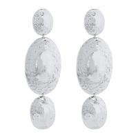 Zinc Alloy Drop Earrings Oval plated fashion jewelry & for woman nickel lead & cadmium free Sold By Pair