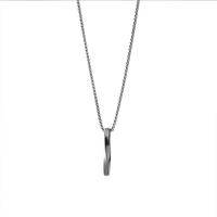 Stainless Steel Jewelry Necklace, 304 Stainless Steel, Geometrical Pattern, box chain & for man, original color, Length:Approx 60 cm, Sold By PC