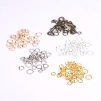 Zinc Alloy Jump Rings plated DIY Sold By Bag