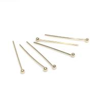 Brass Headpin, Vacuum Plating, open & different size for choice, more colors for choice, Sold By PC
