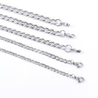 Titanium Steel Necklace original color Sold By PC