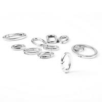 Stainless Steel Jewelry Clasp, 304 Stainless Steel, different styles for choice, original color, Sold By PC