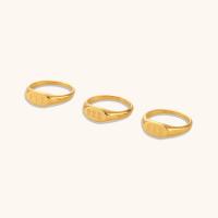 Prst prsten z nerezové oceli, 304 Stainless Steel, různé velikosti pro výběr & různé designy pro výběr & pro ženy, více barev na výběr, 6.50mm, Prodáno By PC