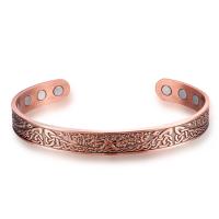 Brass Bracelet & Bangle, Copper, fashion jewelry & Unisex, more colors for choice, nickel, lead & cadmium free, 10mm, Length:Approx 6.3 Inch, Sold By PC