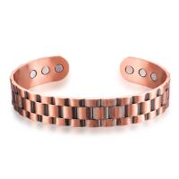 Brass Bracelet & Bangle Copper fashion jewelry & Unisex nickel lead & cadmium free Length Approx 7.48 Inch Sold By PC