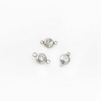Stainless Steel Pendant Setting, 304 Stainless Steel, DIY, original color, 6.50x3x4mm, Sold By PC