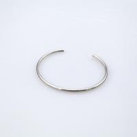 Stainless Steel Bangle, 304 Stainless Steel, fashion jewelry & Unisex, original color, 3mm, Inner Diameter:Approx 60mm, Sold By PC