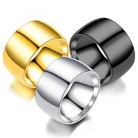 Палец кольцо из нержавеющей стали, Нержавеющая сталь 304, ювелирные изделия моды & разный размер для выбора & Мужский, Много цветов для выбора, 12mm, продается PC
