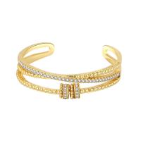 Cubic Zirconia Micro Pave Brass Ring, plated, fashion jewelry & micro pave cubic zirconia & for woman, more colors for choice, nickel, lead & cadmium free, 11.60mm, Inner Diameter:Approx 52mm, Sold By PC