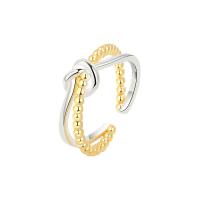 Ring Finger mosiądz, Powlekane, Regulowane & biżuteria moda & dla kobiety, bez zawartości niklu, ołowiu i kadmu, 6.70mm, rozmiar:7.5, sprzedane przez PC
