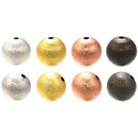 Brass Jewelry Beads, Round, real gold plated, different size for choice, more colors for choice, 12x12mm, Hole:Approx 2mm, 100PCs/Bag, Sold By Bag