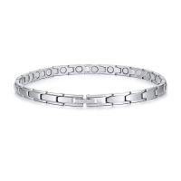 Titanium Steel Bracelet & Bangle, fashion jewelry & for woman, original color, 6mm, Length:Approx 8.27 Inch, Sold By PC