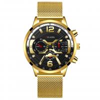 Men Wrist Watch Zinc Alloy with Glass Chinese watch movement waterproofless & for man plated Sold By Lot