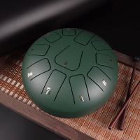 Carbon Steel Steel Tongue Drum, Round, more colors for choice, 203.20mm, Sold By PC