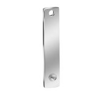 Stainless Steel Pendant Setting, 304 Stainless Steel, Rectangle, DIY, original color, 7x35mm, Sold By PC